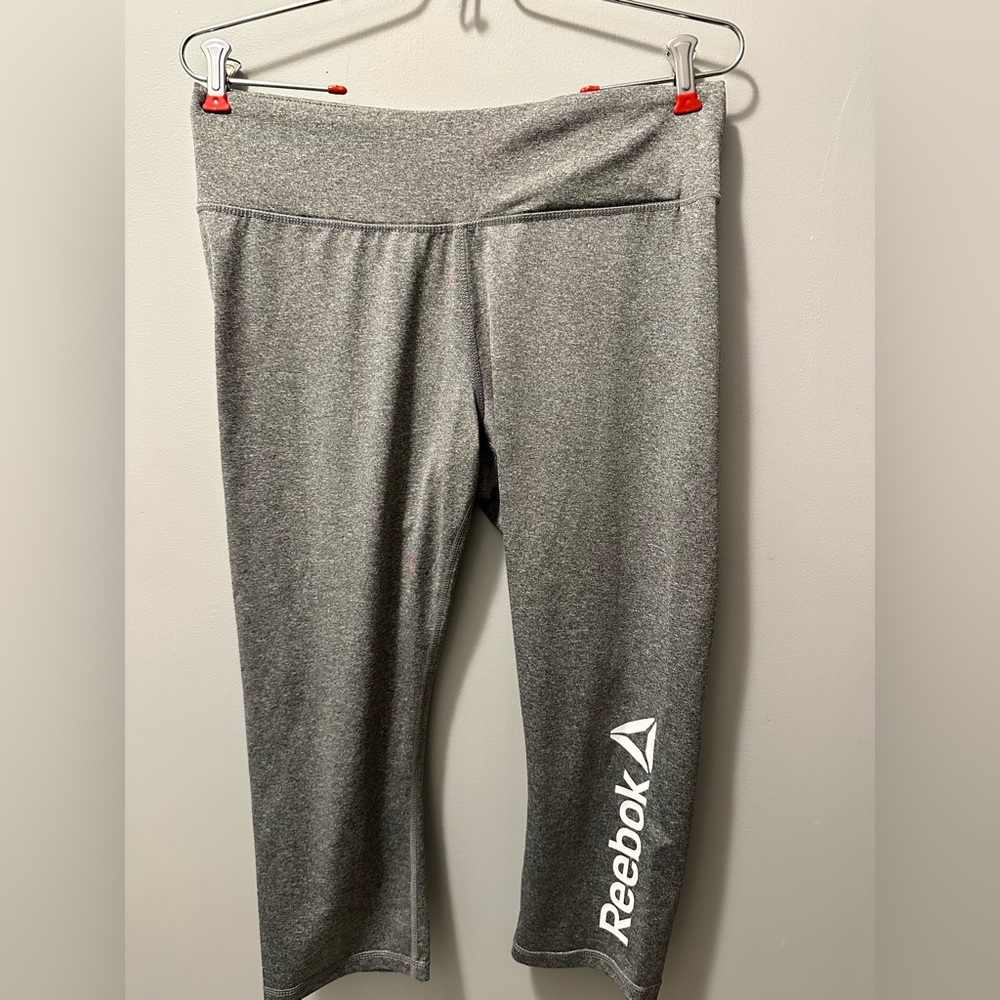Reebok Women’s Gray Athletic Capri Leggings